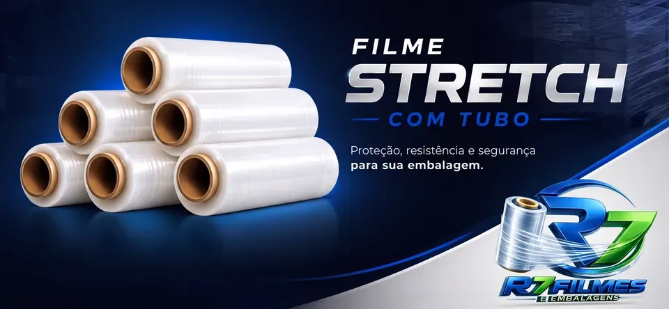 Filme Stretch com Tubo: proteção, resistência e segurança para sua embalagem